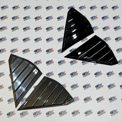 Maruti Suzuki Fronx Window Louvers – Black & Carbon Finish