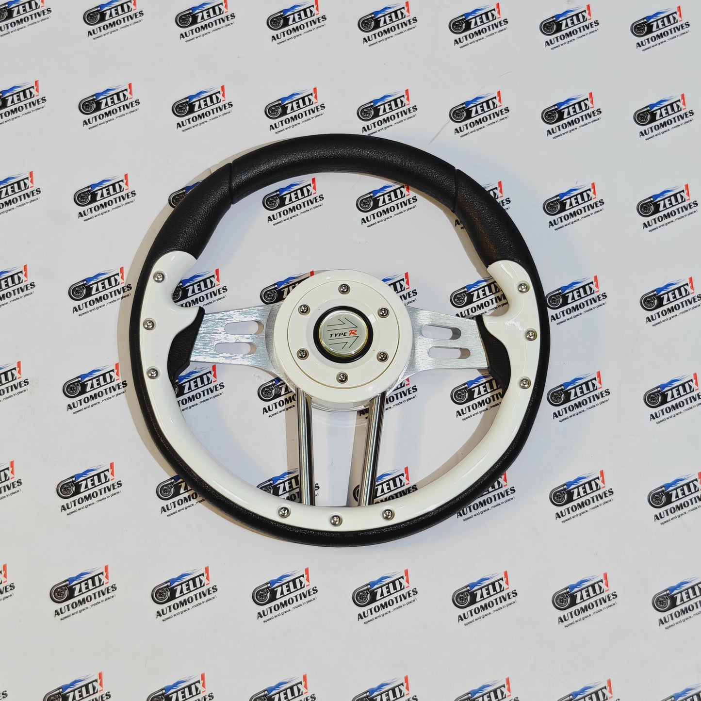 TYPE-R 13-Inch Steering Wheel | Universal Racing-Style Performance Wheel