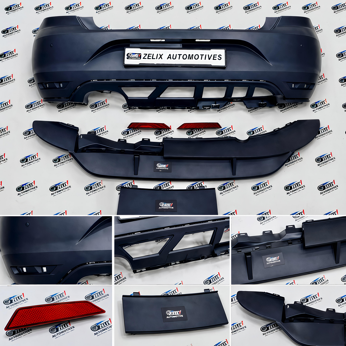 VW Polo GTI-Style Rear Body Kit Compatible For 2010+ | Without Paint
