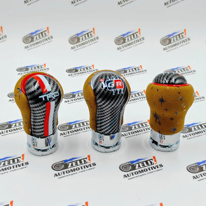 GR-Sports Alcantara Gear Knob | Compatible For Toyota Cars