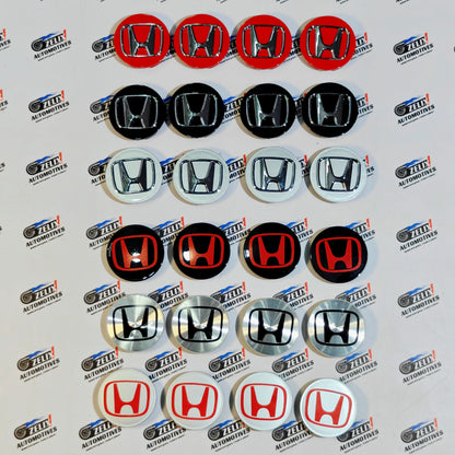 Honda Wheel Center Caps Set of 4 | Outer Diameter 68 & 69 mm