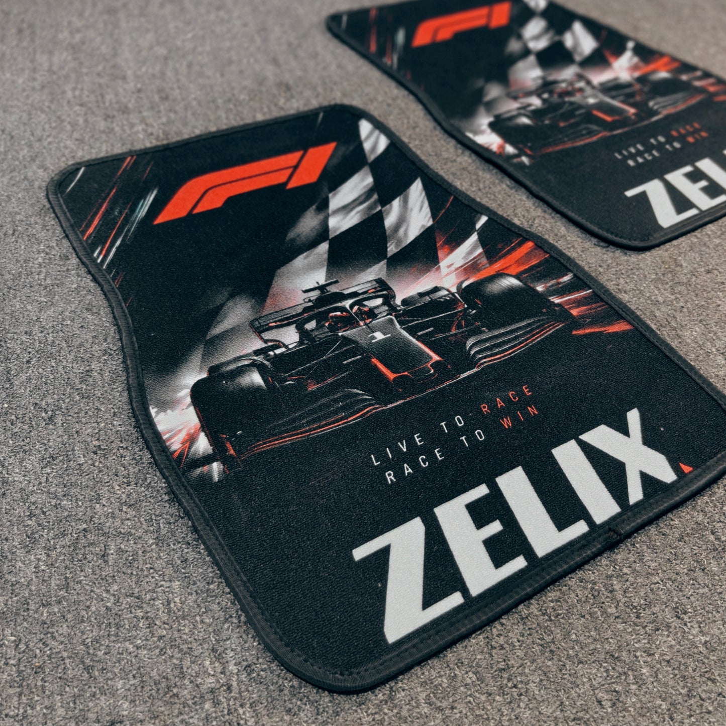 Formula-1 Inspired Car Floor Mats | Motorsport design