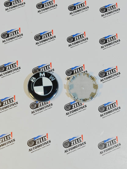 BMW Wheel Center Caps Set of 4 | Outer Diameter (68mm)