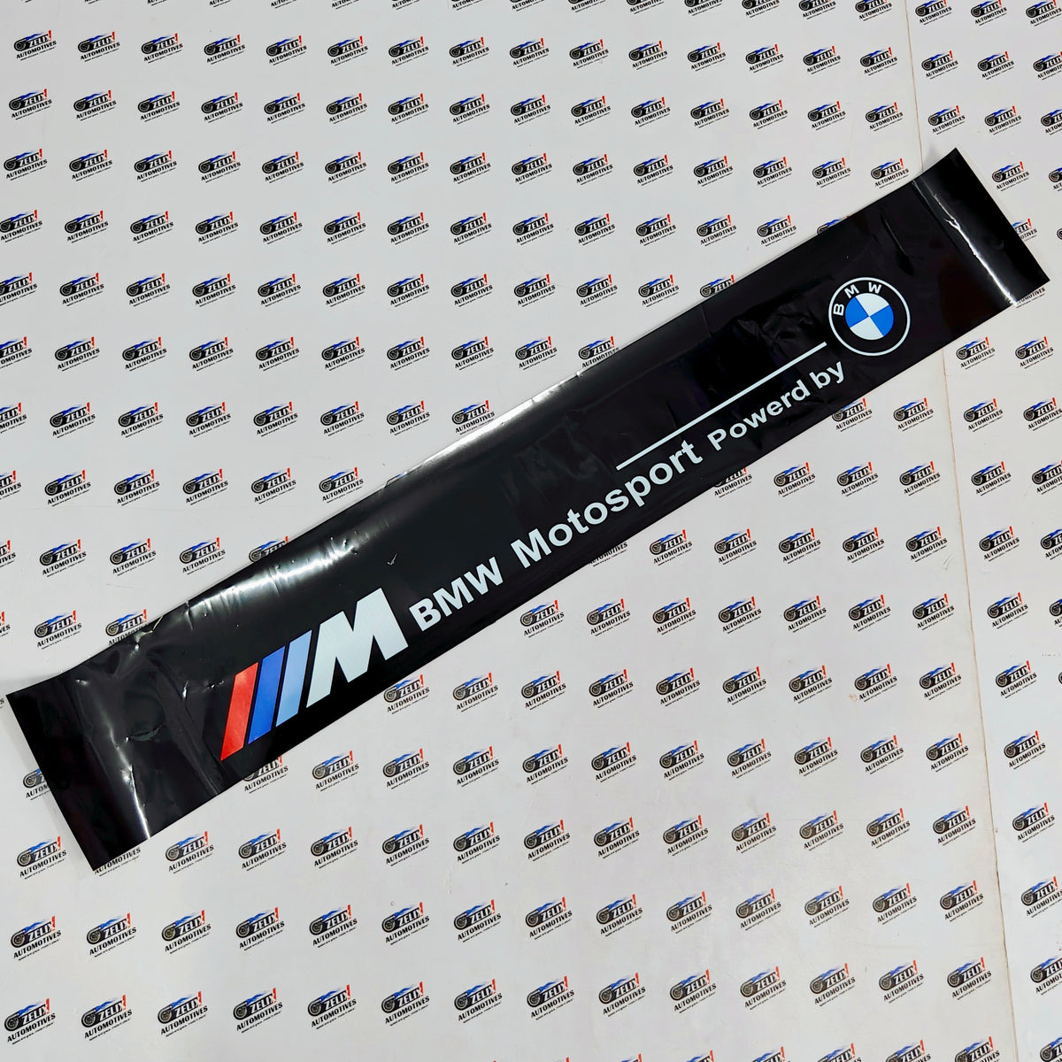 Windshield Motorsport Sticker For BMW | Easy Stick-On