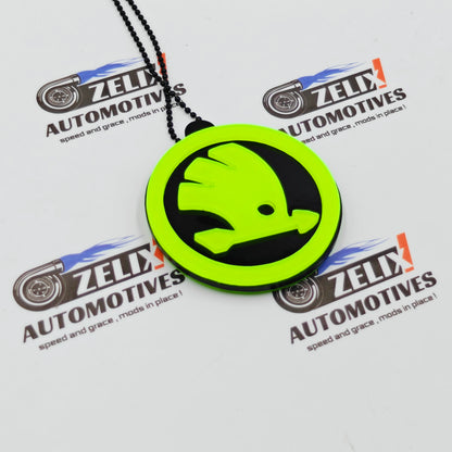 Neon Fluorescent Mirror Hanging For VW,Skoda,Honda & Toyota