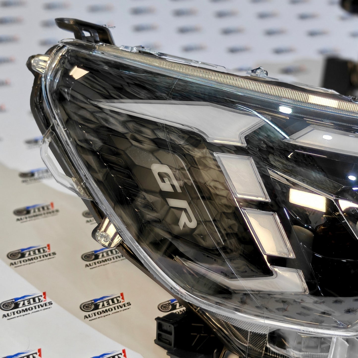 Toyota Hilux Projector Headlights with DRLs | GR-Sports Inspired