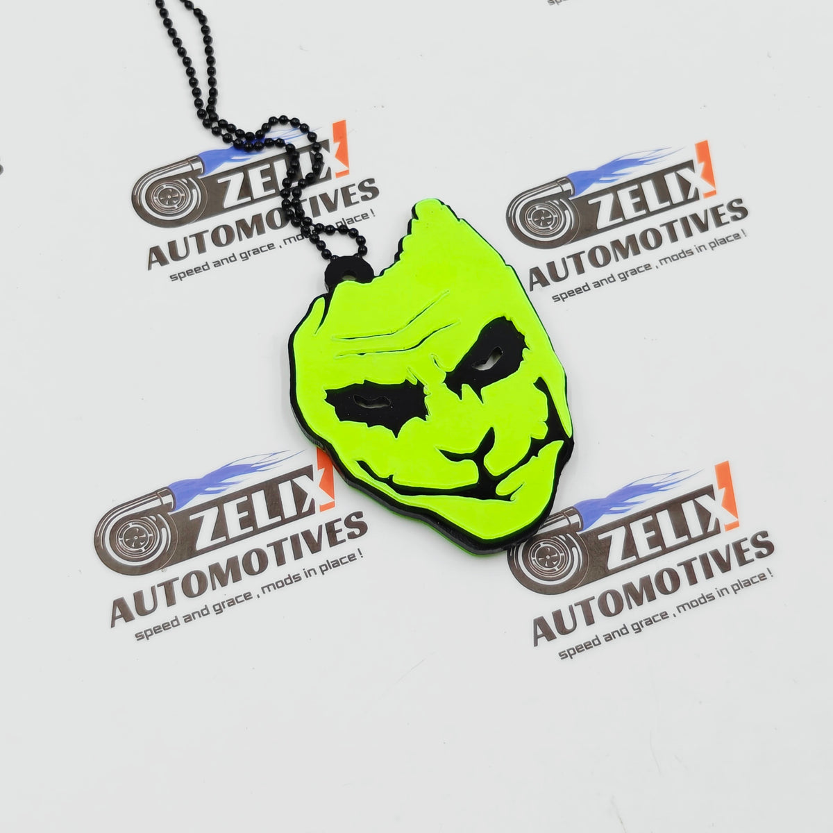Neon Fluorescent Car Mirror Hanging | Marvel & DC Collection