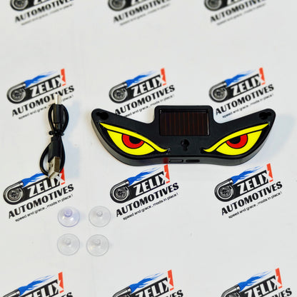 Evil Eye LED Car Window Light | Solar & USB Rechargeable
