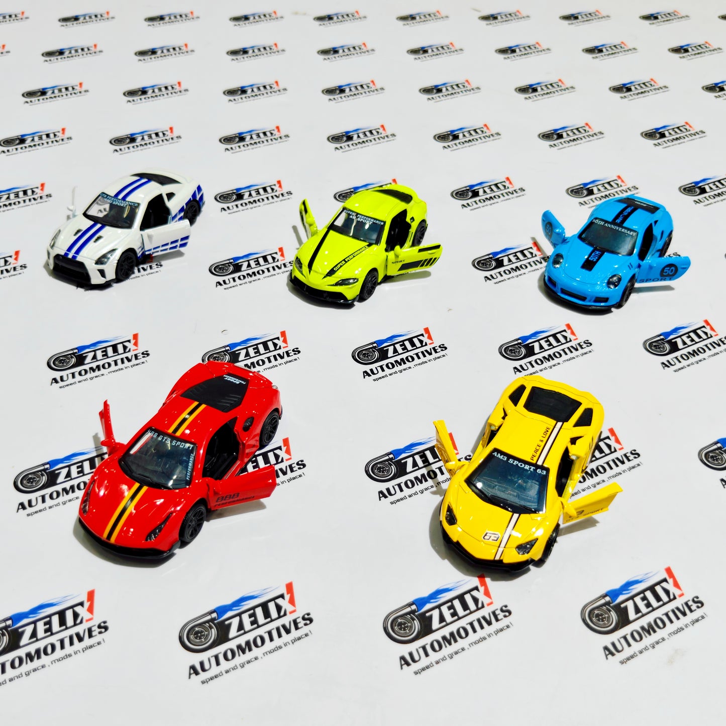 Dashboard Drifting Car | Die Cast Cars with Rotating Base