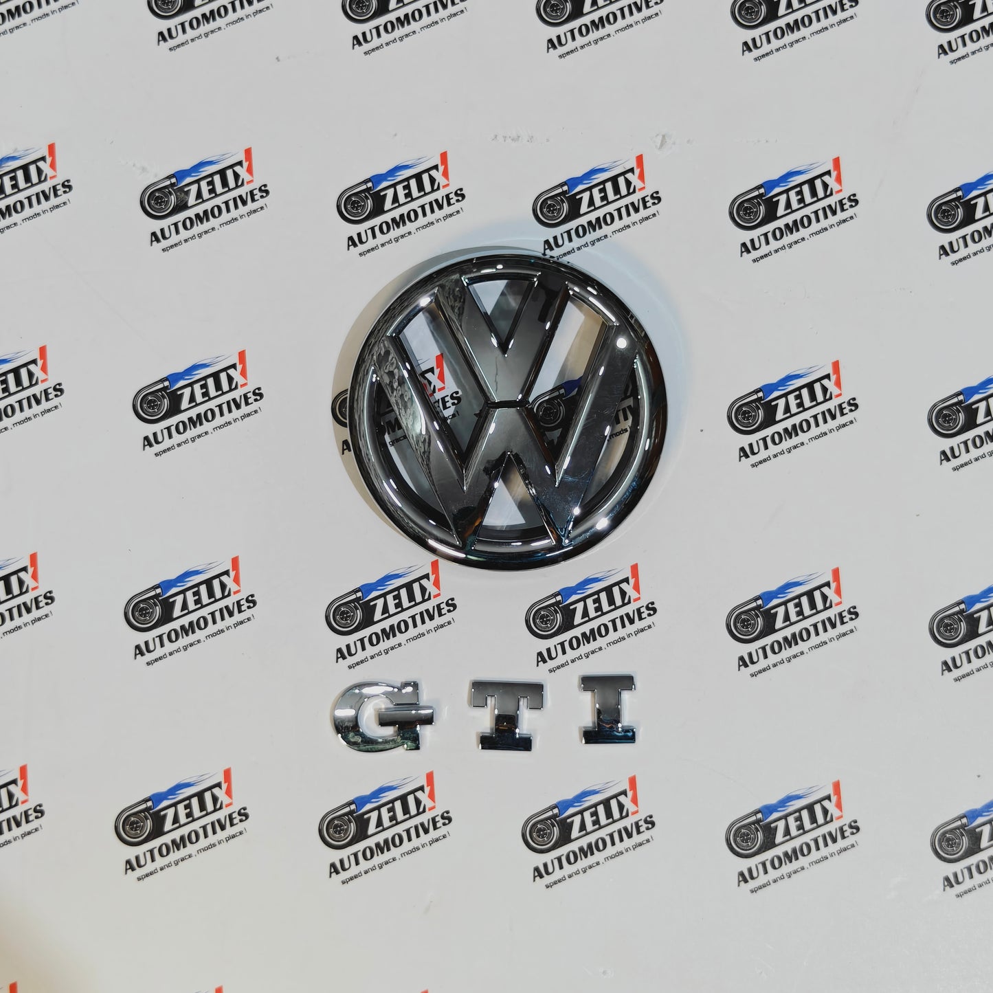 VW Polo GTI Front Grille with Dual Red Accent Lines