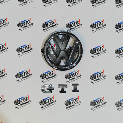 VW Polo GTI Front Grille with Dual Red Accent Lines