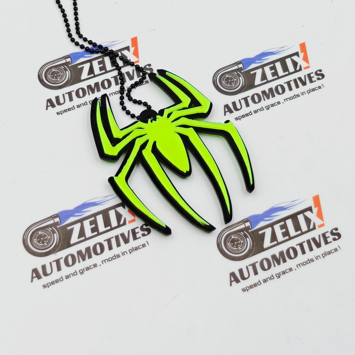 Neon Fluorescent Car Mirror Hanging | Marvel & DC Collection
