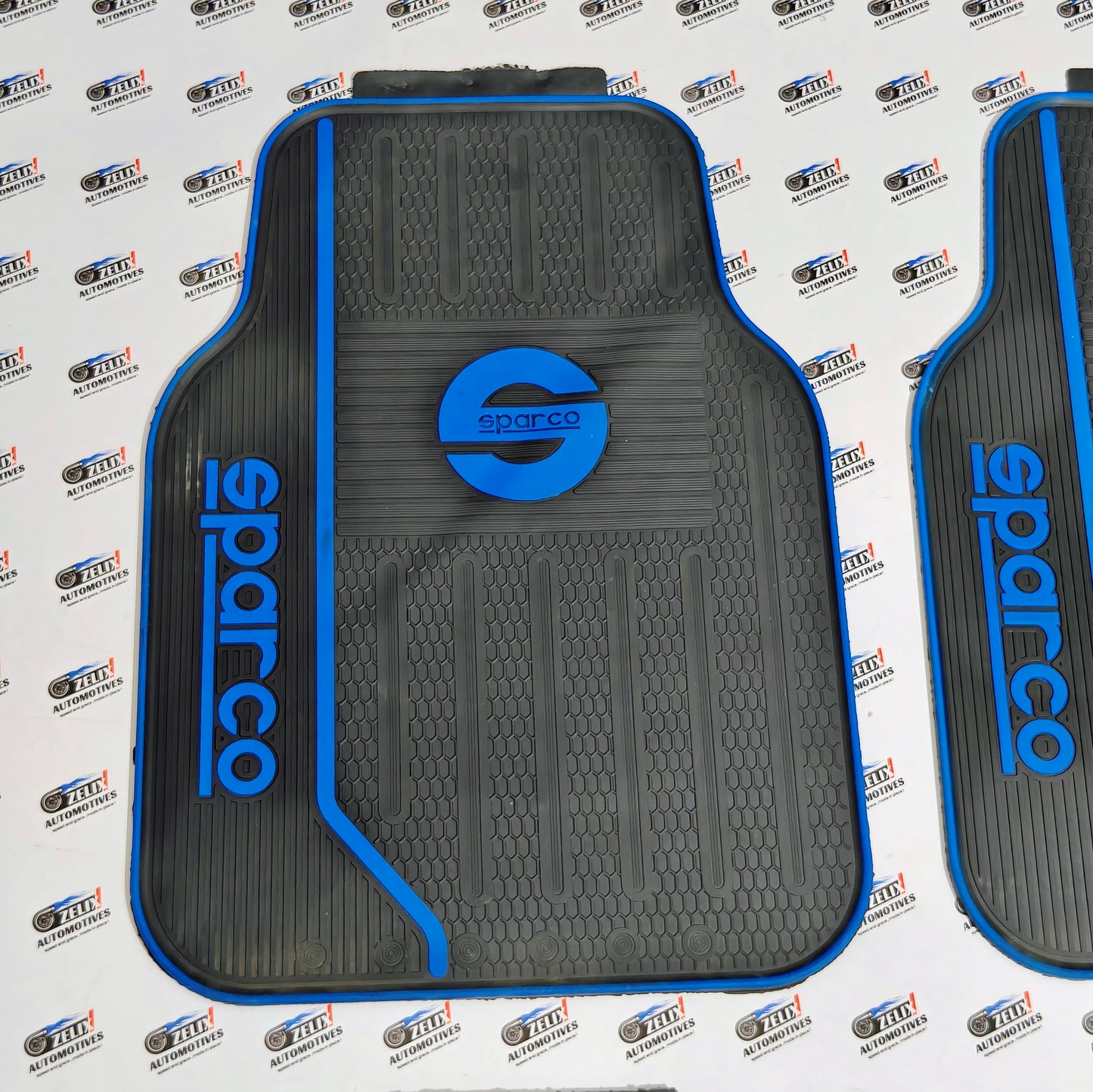 Sparco Car Mats Set of 4 | Blue with Two Design Options