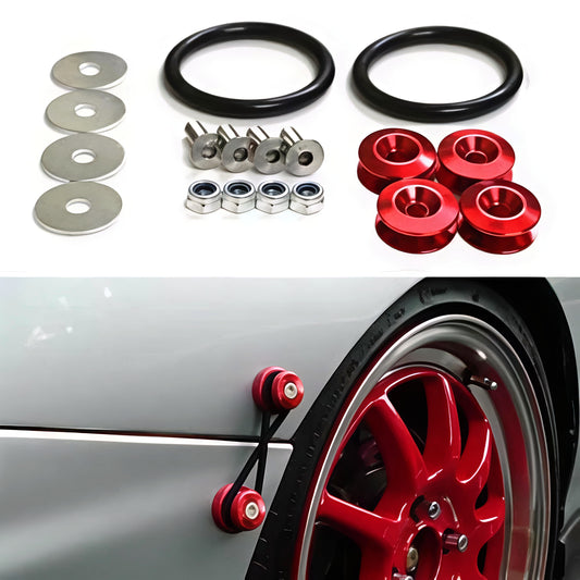 Quick Release Bumper Fasteners Kit | Universal Car Bumper & Trunk Mount
