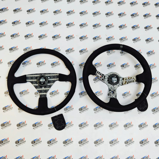 MOMO Prime Series Steering Wheel | Deep Dish & Flat Design
