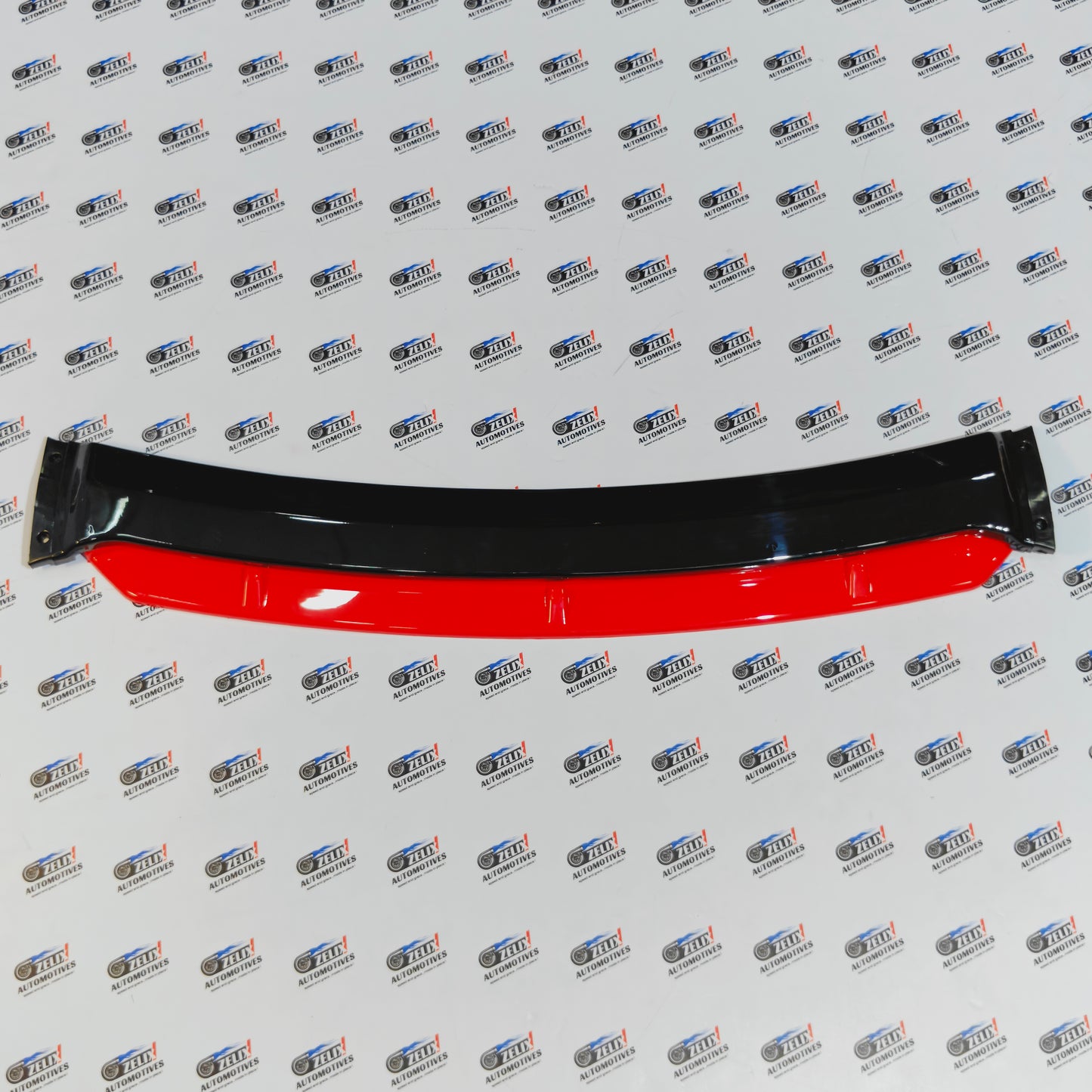 Universal Red Lip Front Splitter | Set of 4