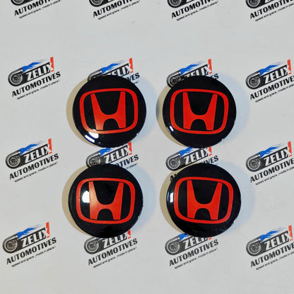 Honda Wheel Center Caps Set of 4 | Outer Diameter 68 & 69 mm