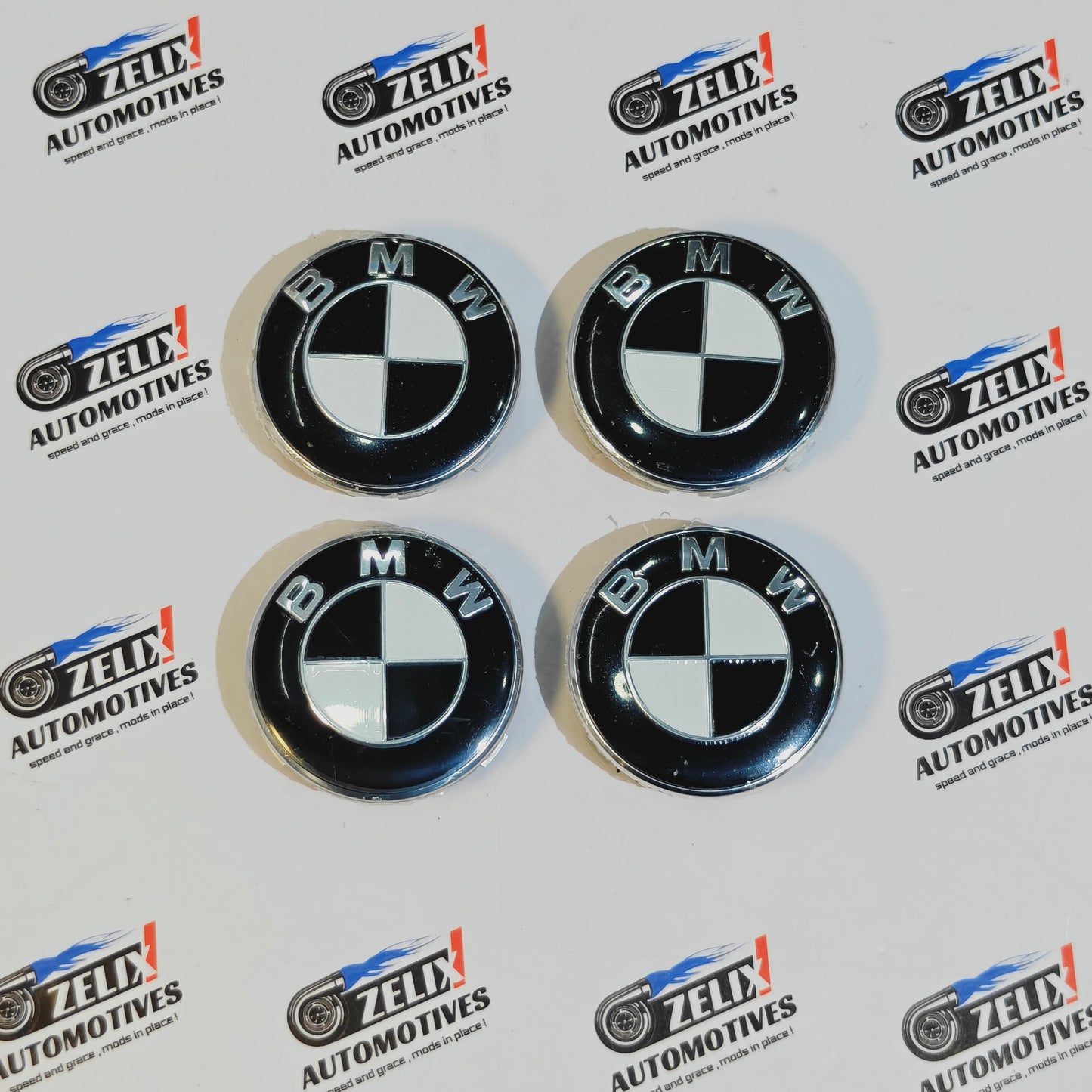 BMW Wheel Center Caps Set of 4 | Outer Diameter (68mm)