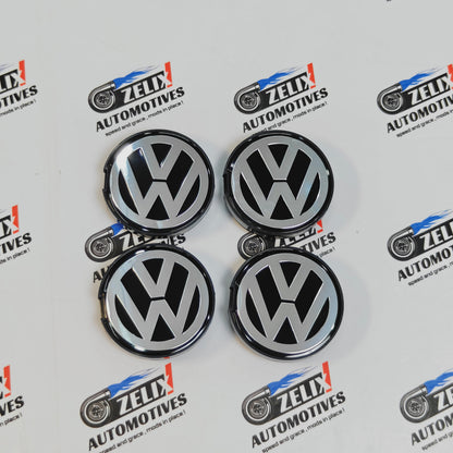 VW Polo,Vento,Ameo Wheel Caps Outer Diamater 55.3 mm | Cross Design