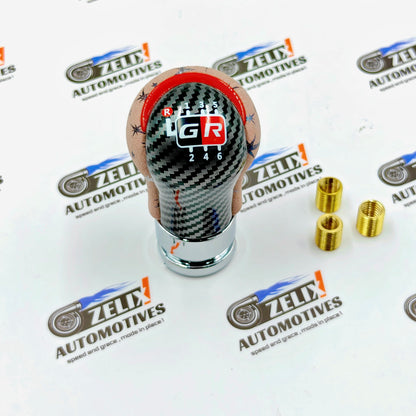 GR-Sports Alcantara Gear Knob | Compatible For Toyota Cars