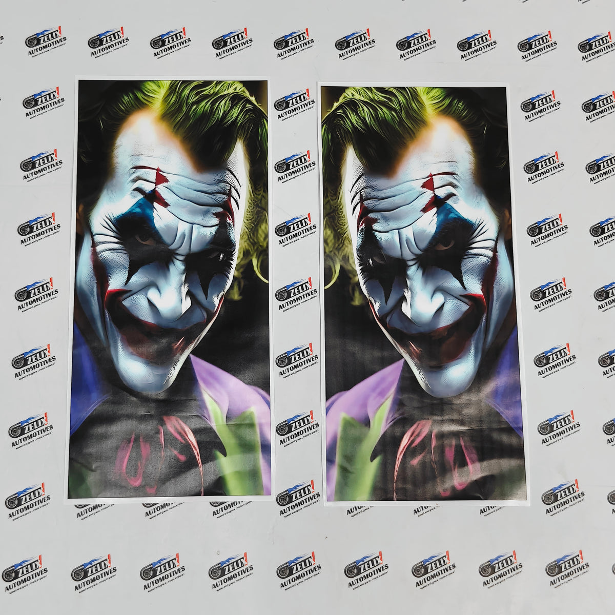 Car Side Panel Stickers Pair | Joker, Ghost Rider & Batman Designs