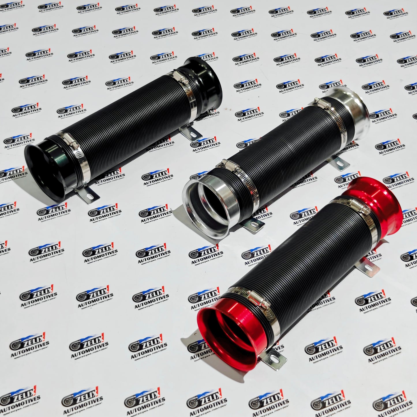Flexible Cold Air Intake Pipe | 3-Inch High-Flow Performance Tube | Universal Fit