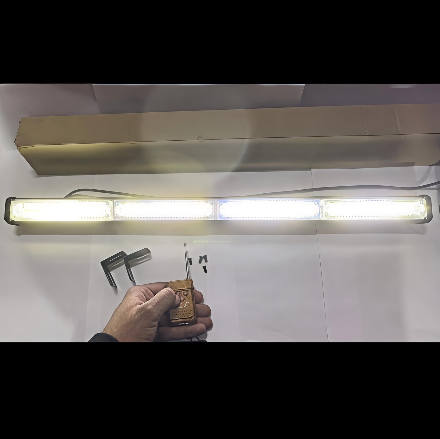 Remote Controlled 3-in-1 Bar Flasher | 24-Inch COB LED Light Bar