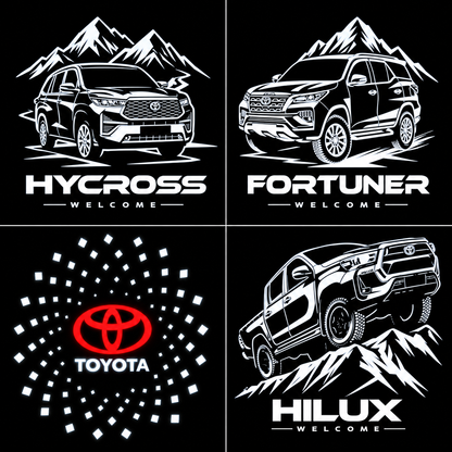 Cardi Dynamic Welcome Lights For Toyota Hilux, Fortuner & Hycross