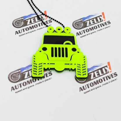 Neon Fluorescent Mirror Hanging | Car Enthusiast Collection
