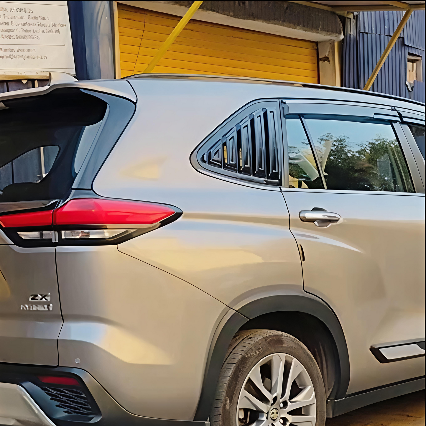 Toyota Hycross Window Louvers | Sporty Appearance Glossy Black Finish Fits 2022+ Models