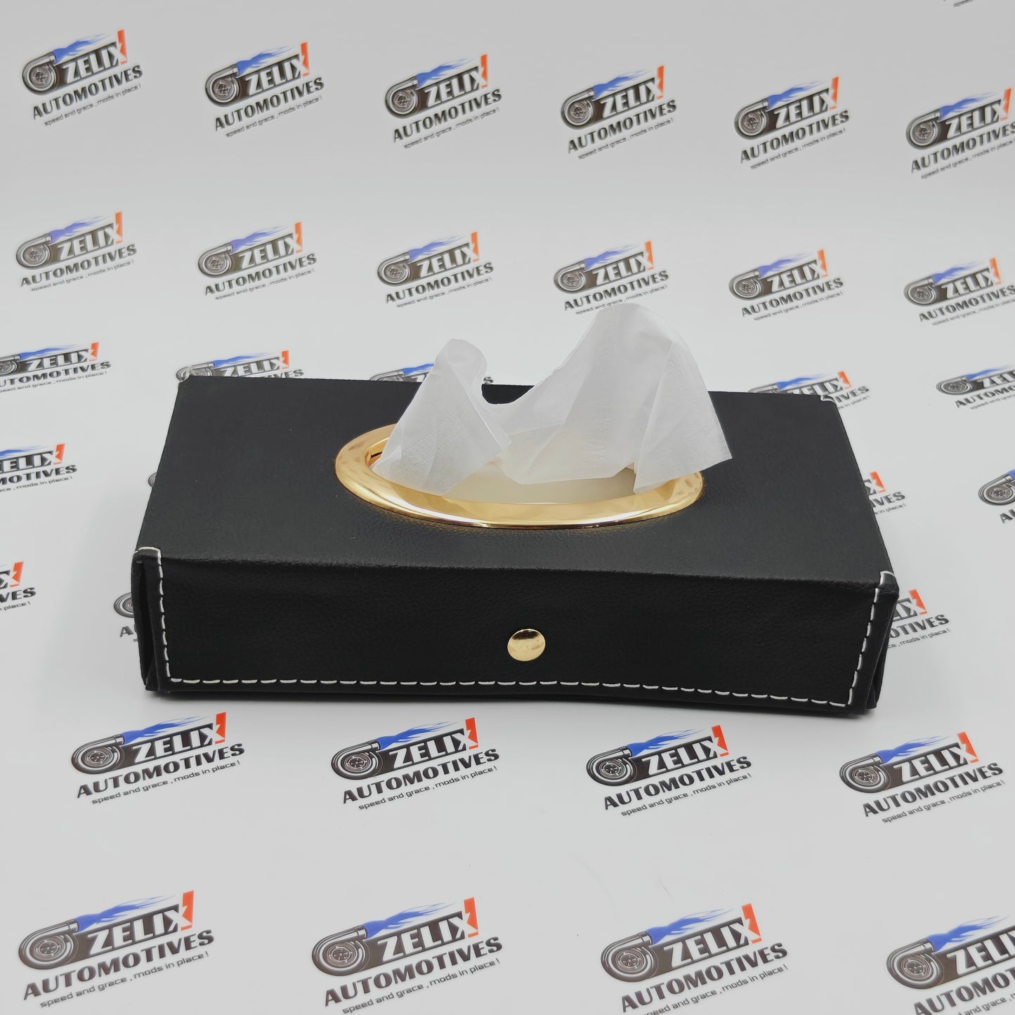 Car Tissue Box | Leather Finish