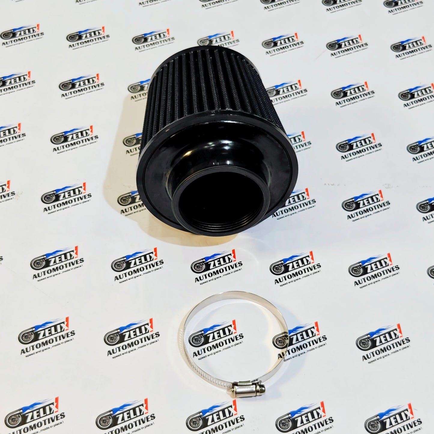 Air Intake Kit | Aftermarket High-Flow Intake | 3-Inch Conical Filter + Flexible Pipe