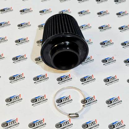 Air Intake Kit | Aftermarket High-Flow Intake | 3-Inch Conical Filter + Flexible Pipe