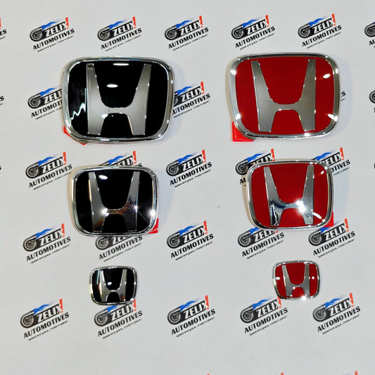 Honda JDM Type R Emblems (Set Of 3) | Aftermarket Replacement Logos