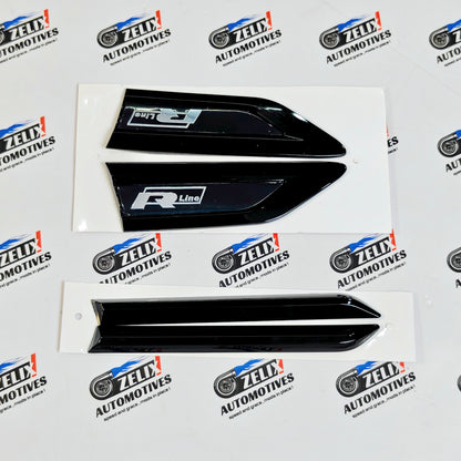 VW Polo R-Line Fender Emblems Set of 4