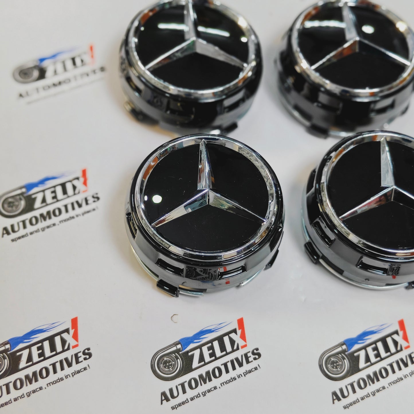 Mercedes Wheel Caps | Outer Diameter 74.8-mm