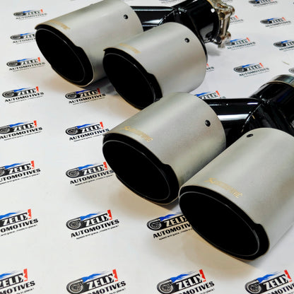 Akrapovic Dual Exhaust Tips | Satin Finish