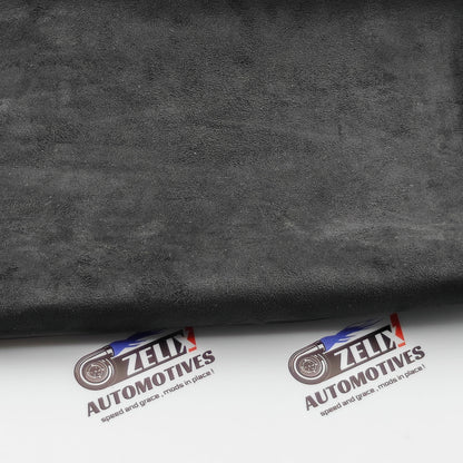 Black Alcantara Finish Car Interior Wrap | Enhance Luxury Look