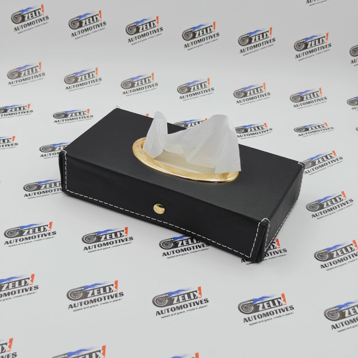 Car Tissue Box | Leather Finish