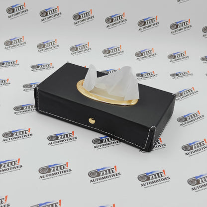 Car Tissue Box | Leather Finish