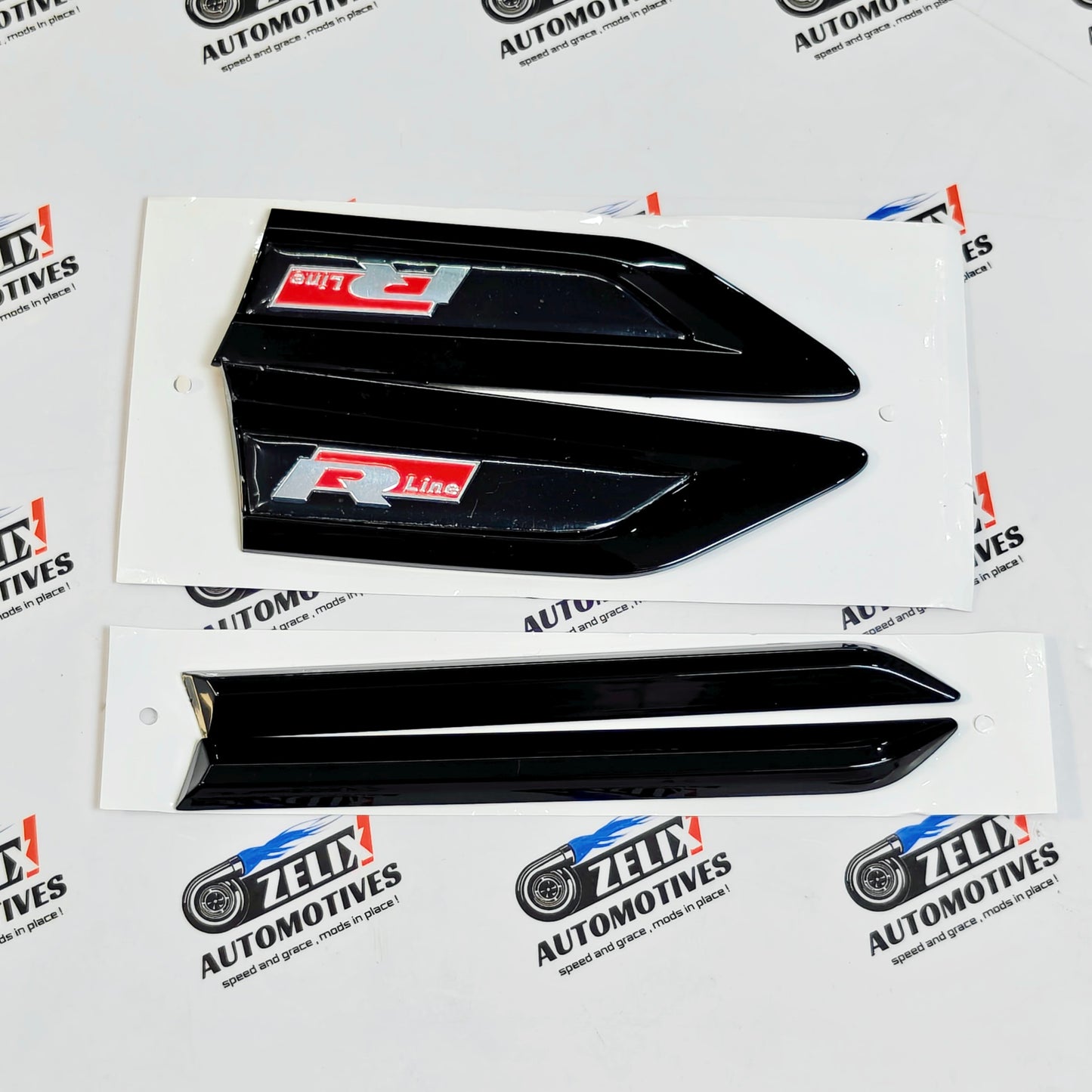 VW Polo R-Line Fender Emblems Set of 4