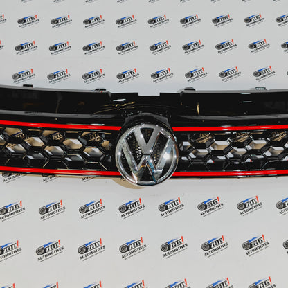 VW Polo GTI Front Grille with Dual Red Accent Lines