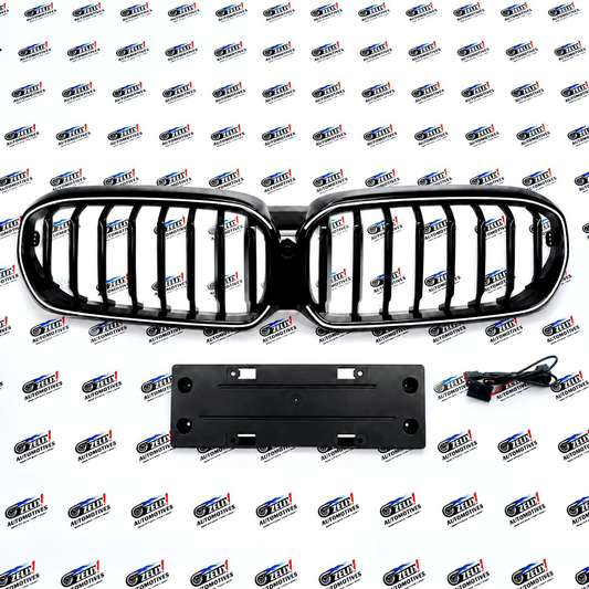 Front Grille With illuminated LED Lights For BMW 5-Series G30 Lci 2021-2024