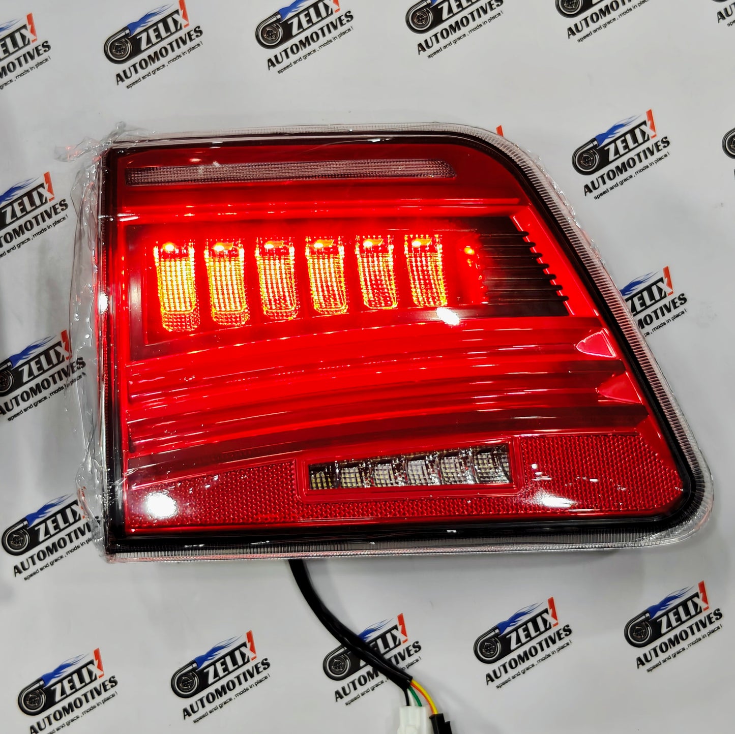 Toyota Fortuner Type-2 Dodge-Style LED Tail Lights (2012-2016)