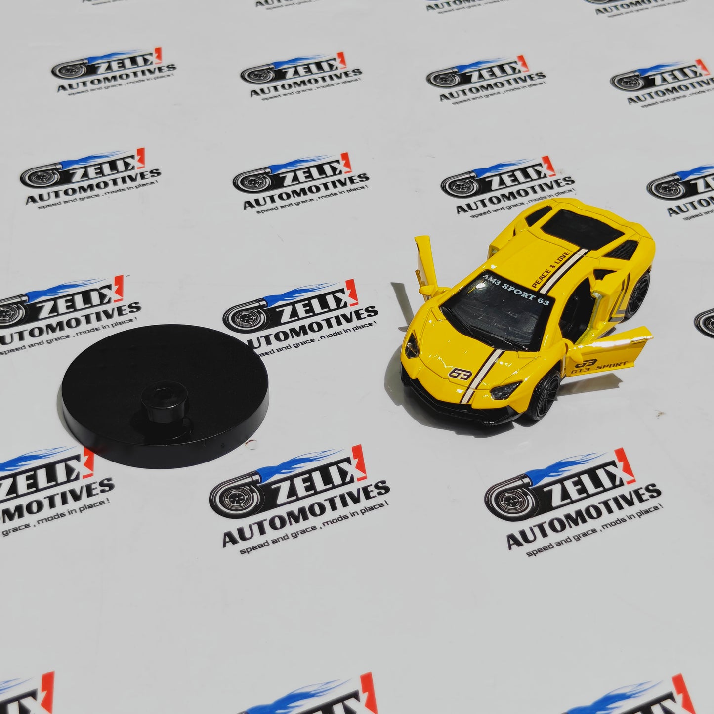 Dashboard Drifting Car | Die Cast Cars with Rotating Base