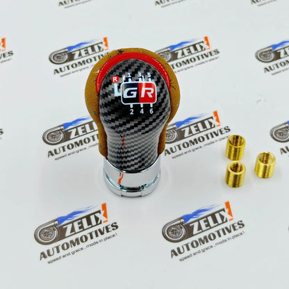 GR-Sports Alcantara Gear Knob | Compatible For Toyota Cars
