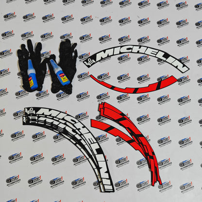 Car Tyre Stickers Sporty Designs for 4-Tyre
