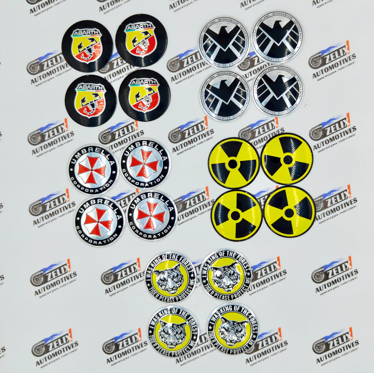 Wheel Stickers Sporty Designs | Universal Fit