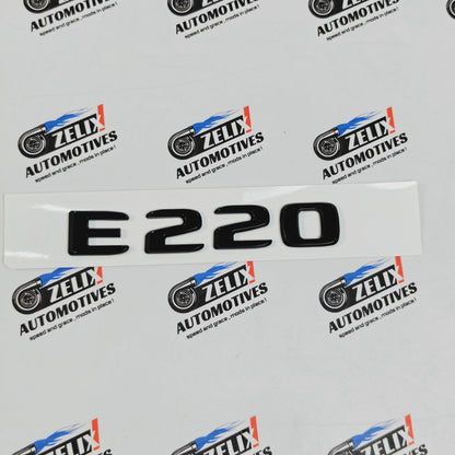Mercedes-Benz E-Class Rear Emblems For E200 & E220
