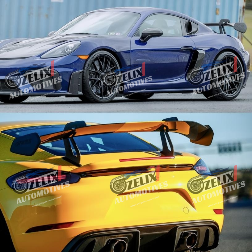 Universal Porsche GT4-Inspired Rear Spoiler | Compatible With Sedan
